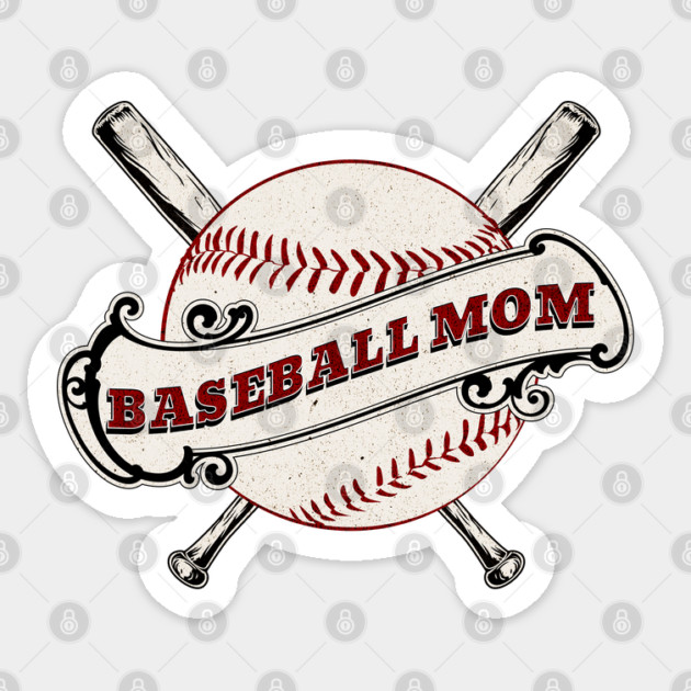 Baseball Mom Sticker by HolidayBug