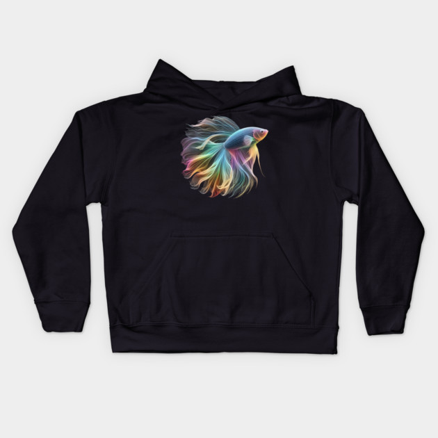 The Mesmerizing Betta Kids Hoodie by MakerMind8.2