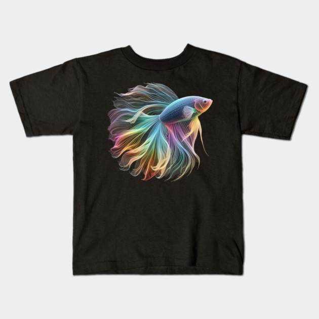 The Mesmerizing Betta Kids T-Shirt by MakerMind8.2