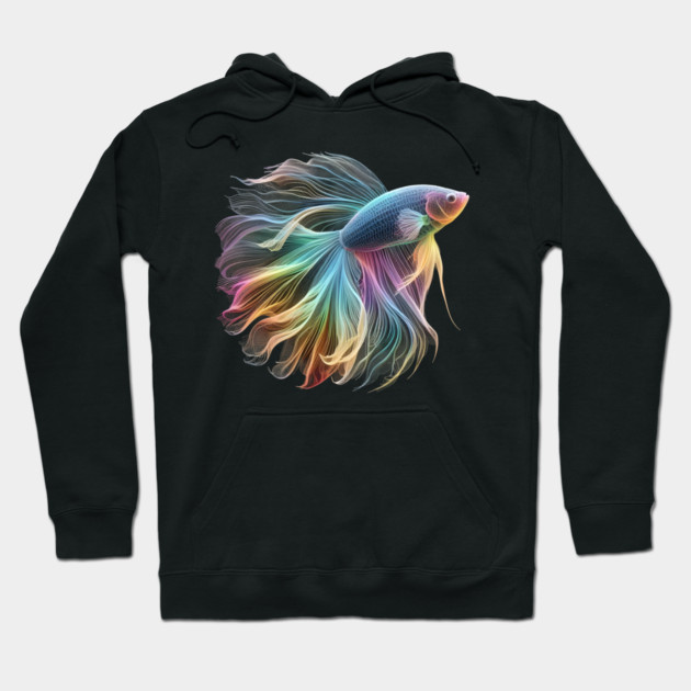 The Mesmerizing Betta Hoodie by MakerMind8.2