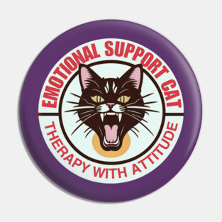 THERAPY CAT Pin