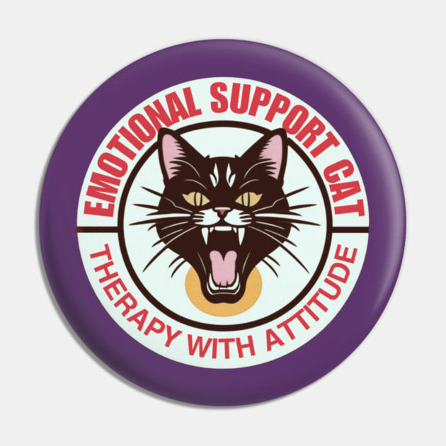 THERAPY CAT Pin by Pete the Cat Guy