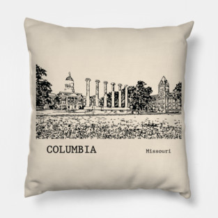 Columbia Missouri Pillow