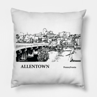 Allentown Pennsylvania Pillow