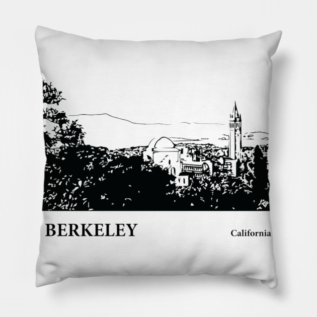 Berkeley California Pillow by Lakeric