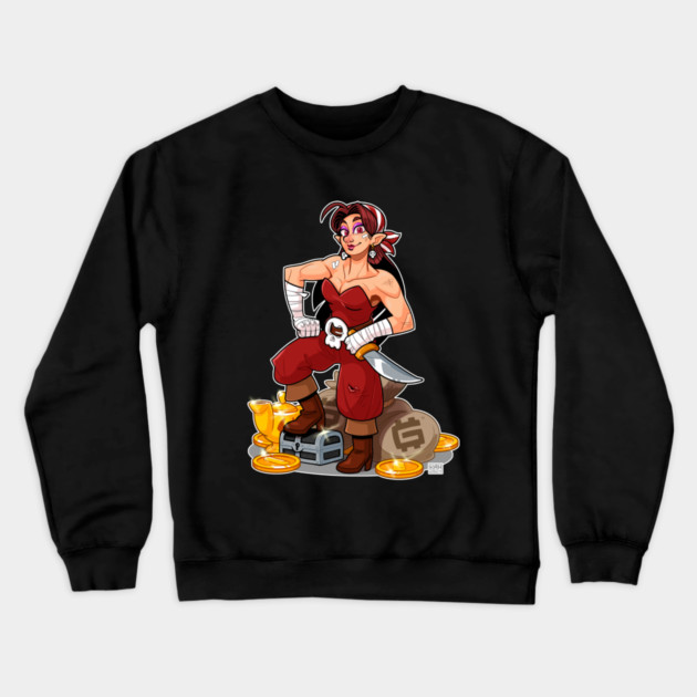 Pirate Captain Syrup Crewneck Sweatshirt by MrHinkleDraws