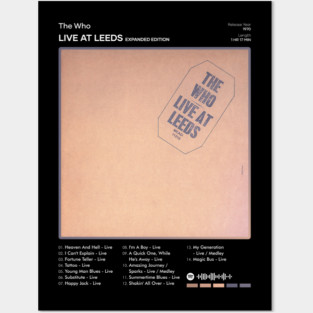 The Who - Live At Leeds (Expanded Edition) Tracklist Album Posters and Art