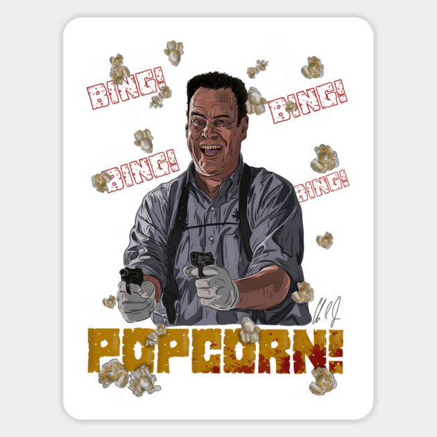 Grosse Pointe Blank: Popcorn! Magnet by 51Deesigns