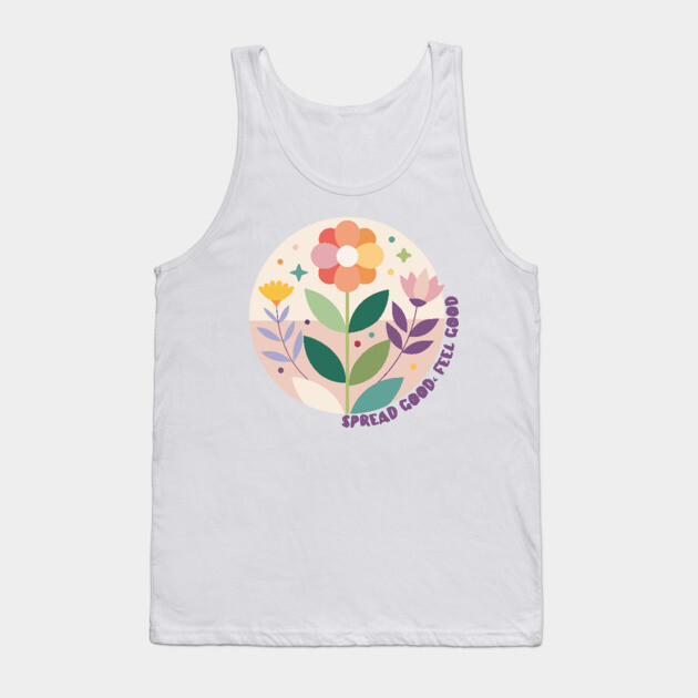 Spread Positivity Tank Top by DIGITAL MERCH CREATIONS