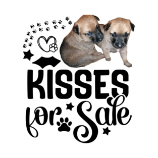 cute puppies - kisses for sale T-Shirt