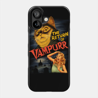 The Return of Vampurr The Halloween Cat Phone Case