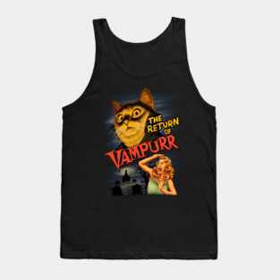 The Return of Vampurr The Halloween Cat Tank Top