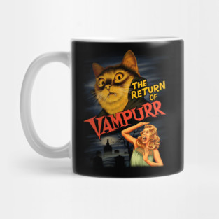 The Return of Vampurr The Halloween Cat Mug
