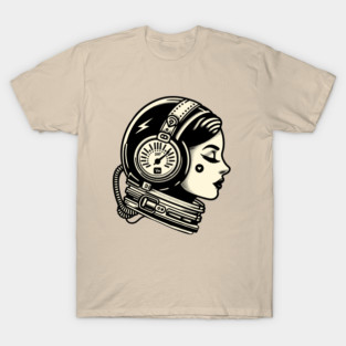 Vu Meter Astronaut Girl T-Shirt