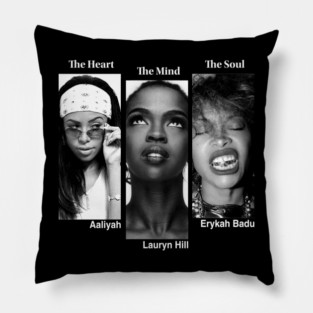 Erykah Badu, Lauryn Hill, Aaliyah Pillow
