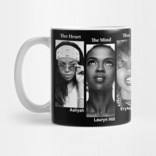 Erykah Badu, Lauryn Hill, Aaliyah Mug