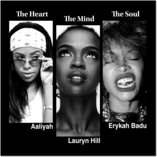 Erykah Badu, Lauryn Hill, Aaliyah Posters and Art