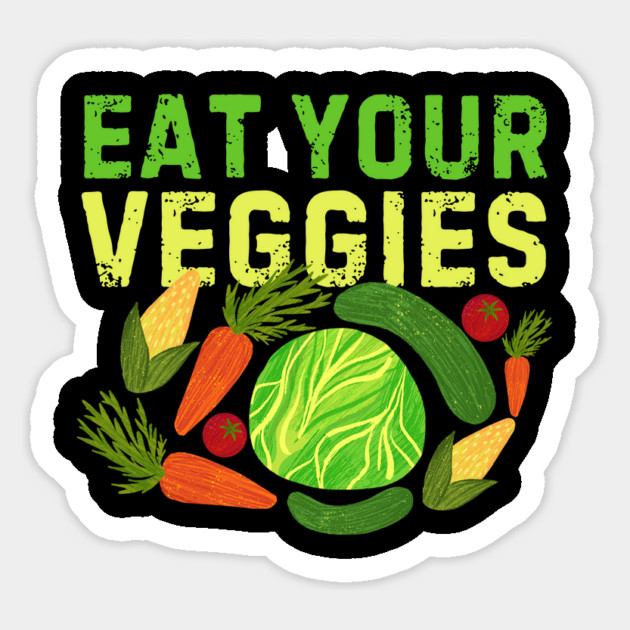 Eat Your Veggies Magnet by The WYLD Tribe