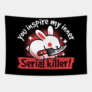 Serial killer bunny Tapestry