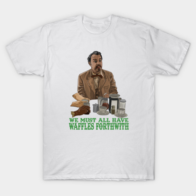 The Ladykillers: Waffles Forthwidth T-Shirt by 51Deesigns