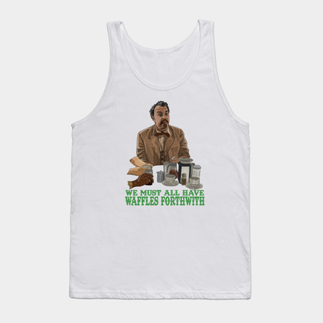The Ladykillers: Waffles Forthwidth Tank Top by 51Deesigns