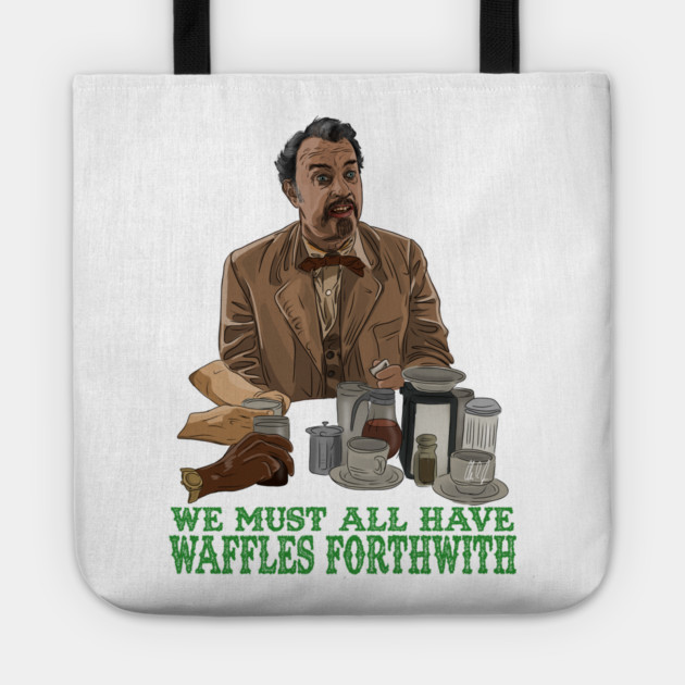 The Ladykillers: Waffles Forthwidth Tote by 51Deesigns