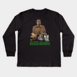 The Ladykillers: Waffles Forthwidth Kids Long Sleeve T-Shirt
