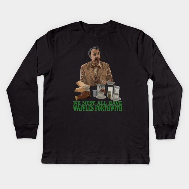 The Ladykillers: Waffles Forthwidth Kids Long Sleeve T-Shirt by 51Deesigns