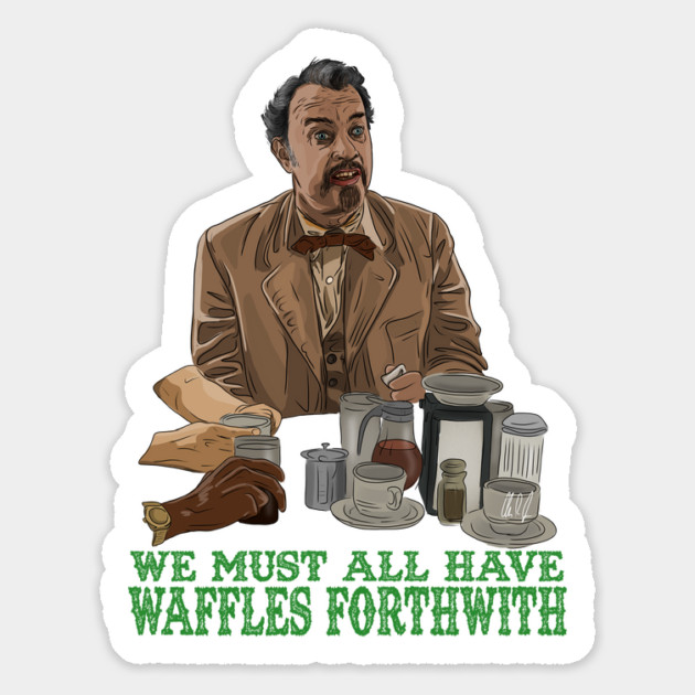 The Ladykillers: Waffles Forthwidth Magnet by 51Deesigns