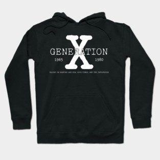 Generation X Raised on Black TV Shows Hoodie