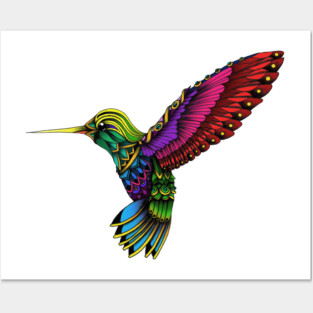 Ornate Hummingbird Posters and Art