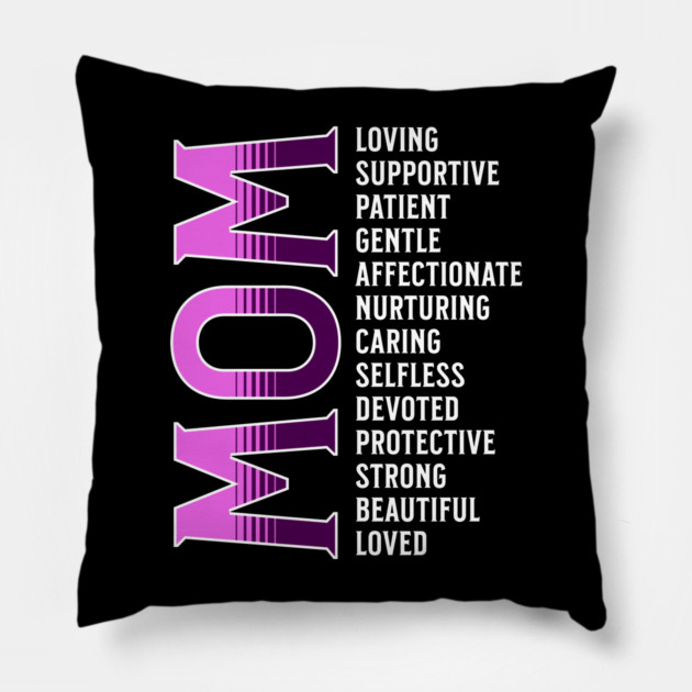 Mother's Day, Mom Loved Pillow by UrbanLifeApparel