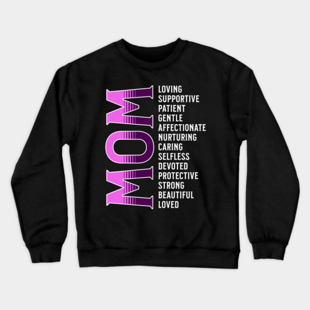 Mother's Day, Mom Loved Crewneck Sweatshirt by UrbanLifeApparel