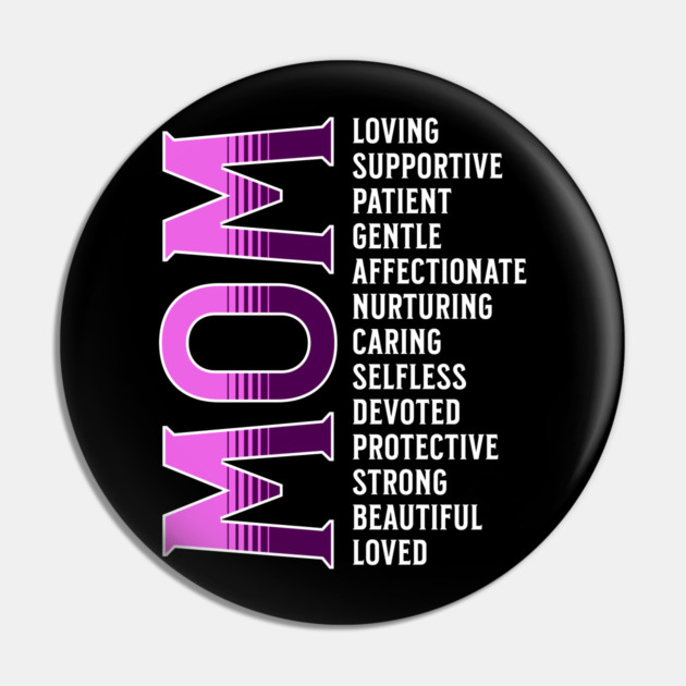 Mother's Day, Mom Loved Pin by UrbanLifeApparel