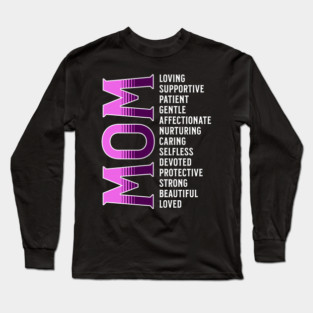Mother's Day, Mom Loved Long Sleeve T-Shirt