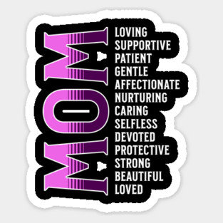 Mother's Day, Mom Loved Magnet
