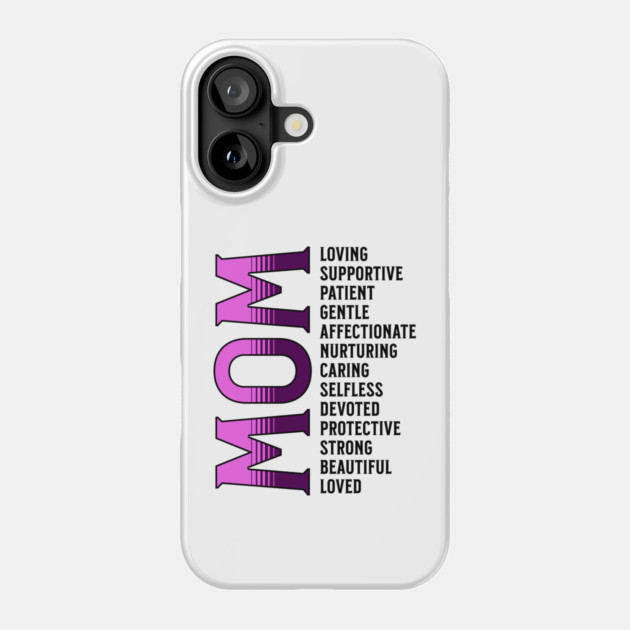 Mother's Day, Loved Mom Phone Case by UrbanLifeApparel