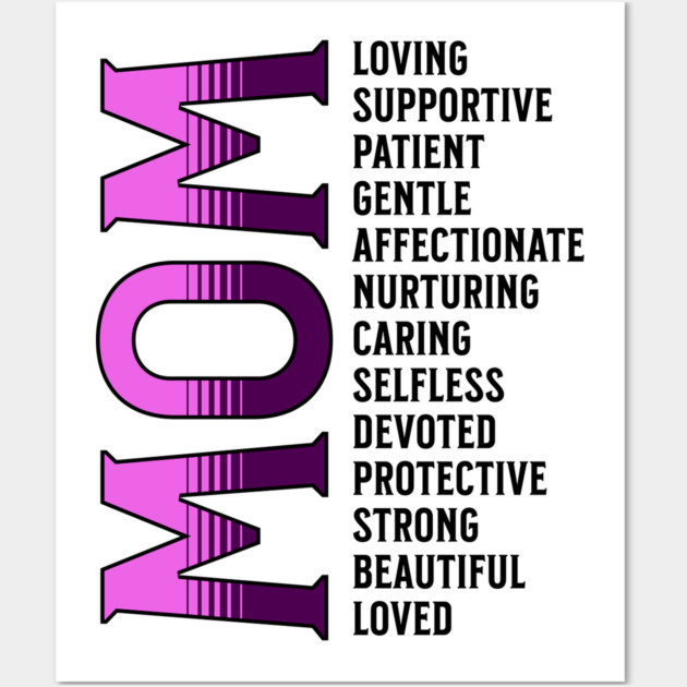 Mother's Day, Loved Mom Wall Art by UrbanLifeApparel