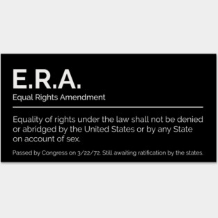 feminist t, feminist s, 70s feminist, equal rights amendment, equal rights, era Posters and Art