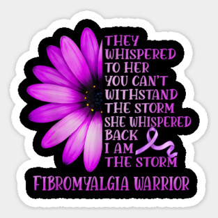 I'am the Storm Fibromyalgia Warrior Sticker