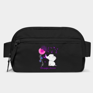 Elephant Fibromyalgia Awareness - Fibromyalgia Ribbon Bag