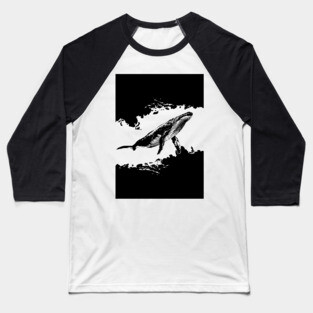 Whale Baseball T-Shirt