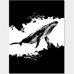 Whale Posters and Art