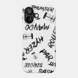 Disc Golf Scribble Phone Case