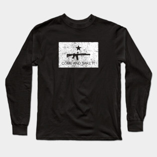 Come And Take It M4 AR15 Texas Long Sleeve T-Shirt