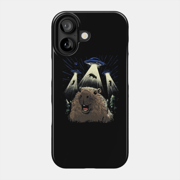 Capybara Abduction Phone Case by GoshWow®