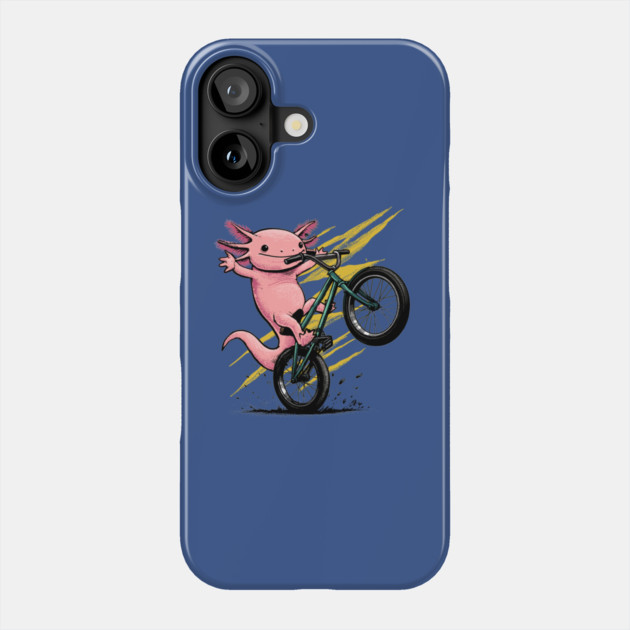 Axolotl on Wheels Phone Case by GoshWow®
