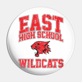 East High School Wildcats (Variant) Pin