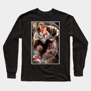Labyrinth King of Goblins with Toby Bubble Portrait Long Sleeve T-Shirt