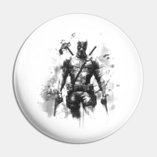 DEADPOOL CHARCOAL Pin